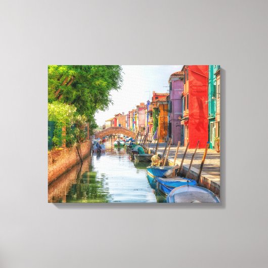 Toile Explorez le charme vibrant de Burano (Recto)