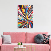 Toile Explosion Abstraite vive Art moderne (Insitu(Salon))