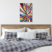 Toile Explosion Abstraite vive Art moderne (Insitu(Chambre))