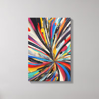 Explosion Abstraite vive Art moderne