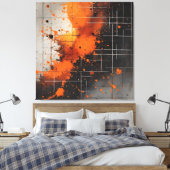Toile Explosion Cinétique (Insitu(Chambre))
