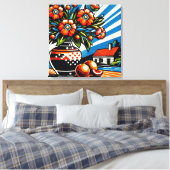 Toile Explosion de Couleur (Insitu(Chambre))