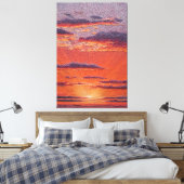 Toile Explosion de soleil radieuse sur fond de ciel colo (Insitu(Chambre))