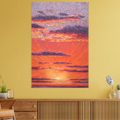 Toile Explosion de soleil radieuse sur fond de ciel colo (Insitu(Salon))