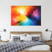 Toile Explosion des éléments essentiels (Insitu(Chambre))