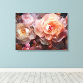 Toile Explosion florale (Insitu (Plancher de Bois))
