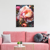 Toile Explosion florale (Insitu(Salon))