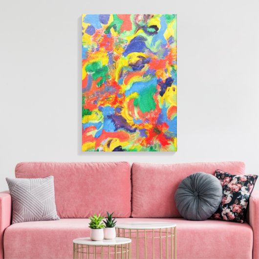 Toile Explosion of Colors (Insitu(Salon))