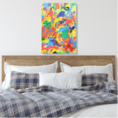 Toile Explosion of Colors (Insitu(Chambre))