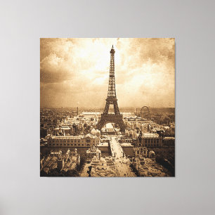 Toile Exposition Universelle Tour Eiffel 1900