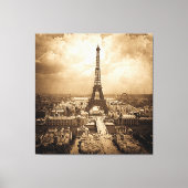 Toile Exposition Universelle Tour Eiffel 1900 (Recto)