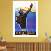 Toile Express Amérique du Nord ~ Ligne italienne - XL (Insitu(Salon))