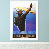 Toile Express Amérique du Nord ~ Ligne italienne - XL (Insitu (Plancher de Bois))