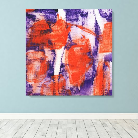 Toile Expression Abstraite #12 par Michael Moffa (Insitu (Plancher de Bois))