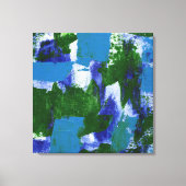 Toile Expression Abstraite #4 par Michael Moffa (Recto)