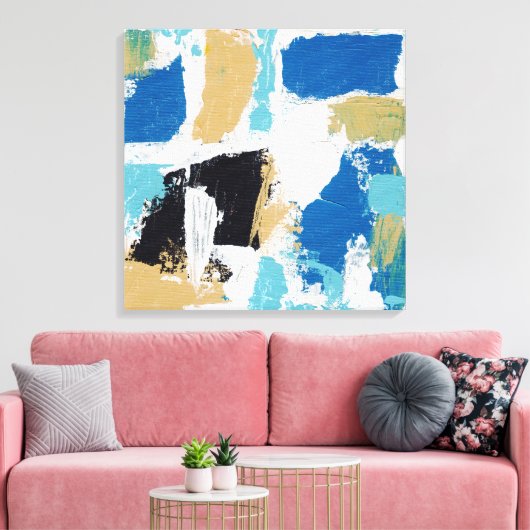 Toile Expression Abstraite #6 par Michael Moffa (Insitu(Salon))