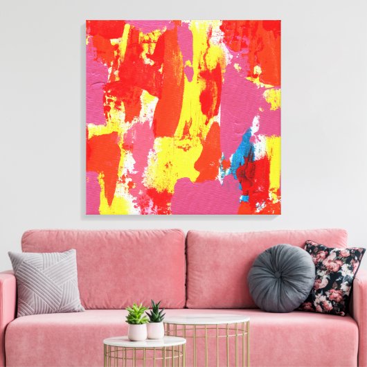 Toile Expression Abstraite #7 par Michael Moffa (Insitu(Salon))