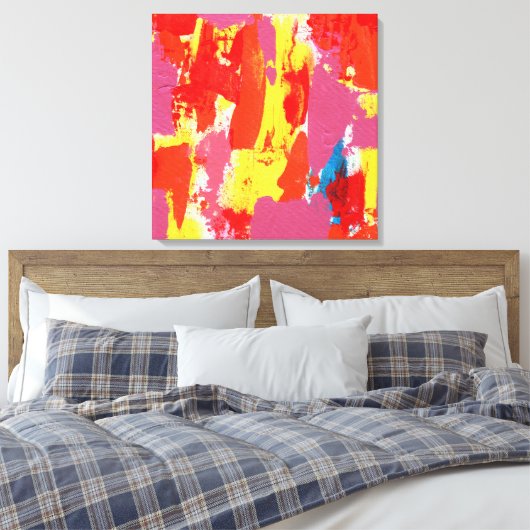 Toile Expression Abstraite #7 par Michael Moffa (Insitu(Chambre))