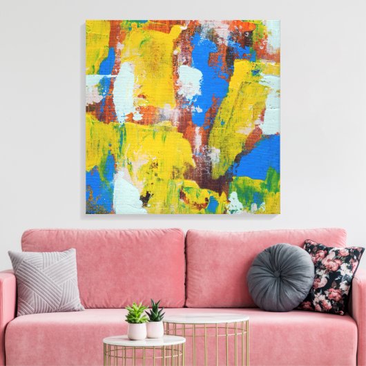 Toile Expression Abstraite #8 par Michael Moffa (Insitu(Salon))