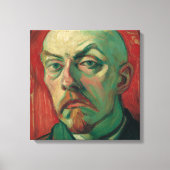 Toile Expressionist Self-Portrait (Recto)