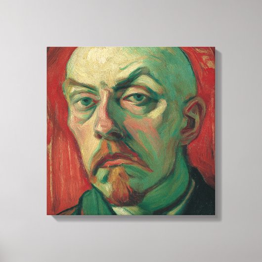 Toile Expressionist Self-Portrait (Recto)