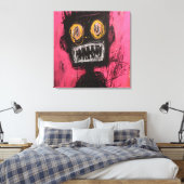 Toile Expressionist Visage: High-Contrast (Insitu(Chambre))