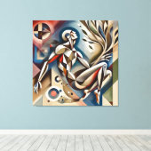 Toile Expressionnisme figuratif deuxième (Insitu (Plancher de Bois))
