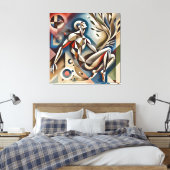 Toile Expressionnisme figuratif deuxième (Insitu(Chambre))