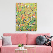 Toile Expressionniste d'essaim de papillons monarques (Insitu(Salon))