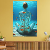 Toile Expressions éthérées : Femmes en Abstrait" (Insitu(Salon))