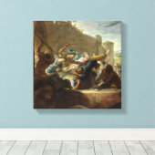 Toile Expulsion des Huguenots (Insitu (Plancher de Bois))