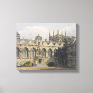 Toile Extérieur de l'université d'Oriel, illustration