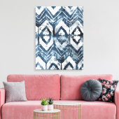 Toile Extraction d'Indigo - Géométrique (Insitu(Salon))