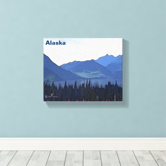 Toile Extrême-Nord été (Insitu (Plancher de Bois))