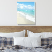 Toile Extreme Relaxation Plage Vue Sable blanc (Insitu(Chambre))