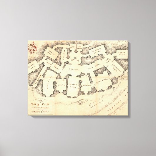 Toile extrémité du sac (Recto)