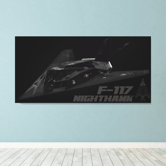 Toile F-117 Nighthawk (Insitu (Plancher de Bois))