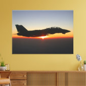 Toile F-14 Tomcat Fighter Jet au-dessus de l'Afghanistan (Insitu(Salon))