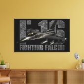 Toile F-16 Faucon combattant (Insitu(Salon))