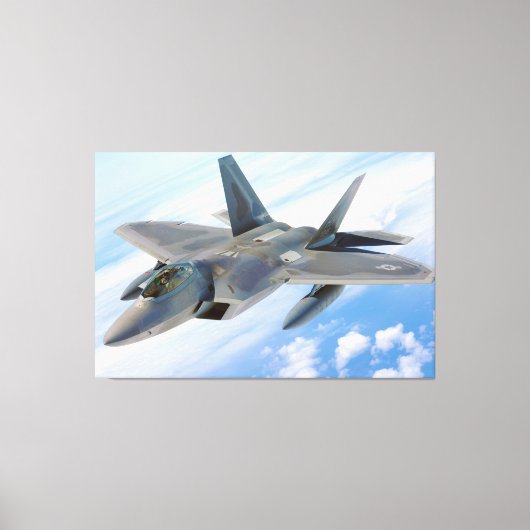 Toile F-22 Raptor Military Jet (Recto)