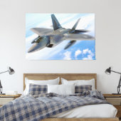 Toile F-22 Raptor Military Jet (Insitu(Chambre))