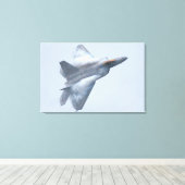Toile F-22A RAPTOR 24x36 (Insitu (Plancher de Bois))