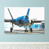 Toile F-35C LIGHTNING II 32x48 (Insitu (Plancher de Bois))