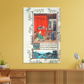 Toile f.93v La naissance de Jean le Baptiste et du Bapti (Insitu(Salon))