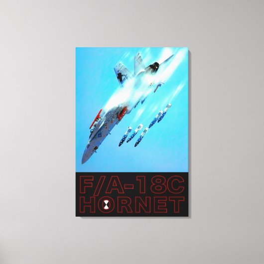 Toile F/A-18C HORNET 24x36 (Recto)