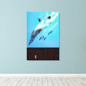 Toile F/A-18C HORNET 24x36 (Insitu (Plancher de Bois))