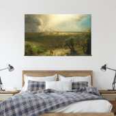 Toile F. ÉGLISE - Jérusalem du mont d'Olive 1870 (Insitu(Chambre))