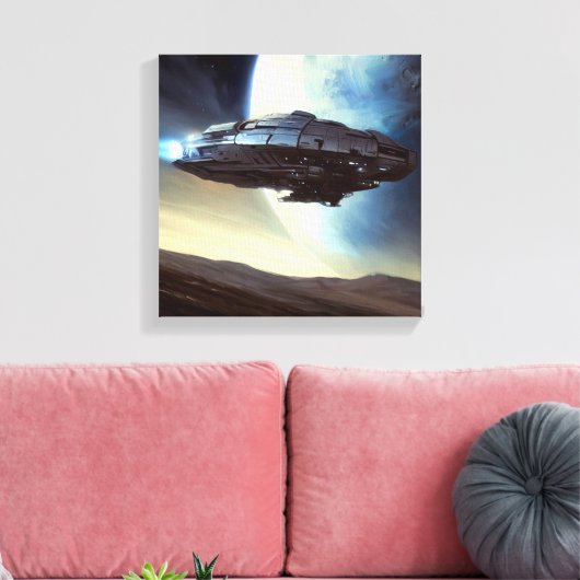 Toile F. vaisseau spatial orbitant 2 (Insitu(Salon))