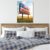 Toile Fabriqué en Amérique panneau d'affichage dans un c (Insitu(Chambre))