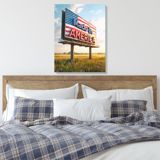 Toile Fabriqué en Amérique panneau d'affichage dans un c (Insitu(Chambre))